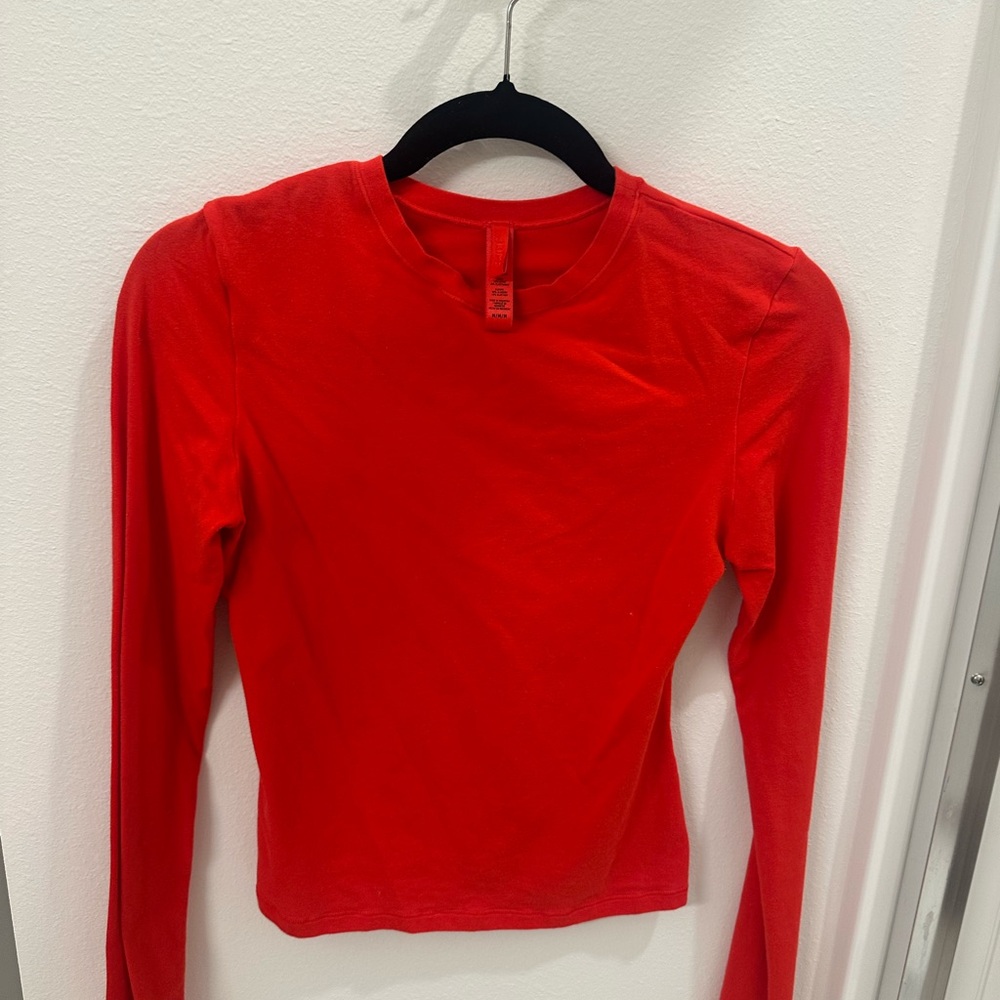 Skims Fits Everybody Long Sleeve Top